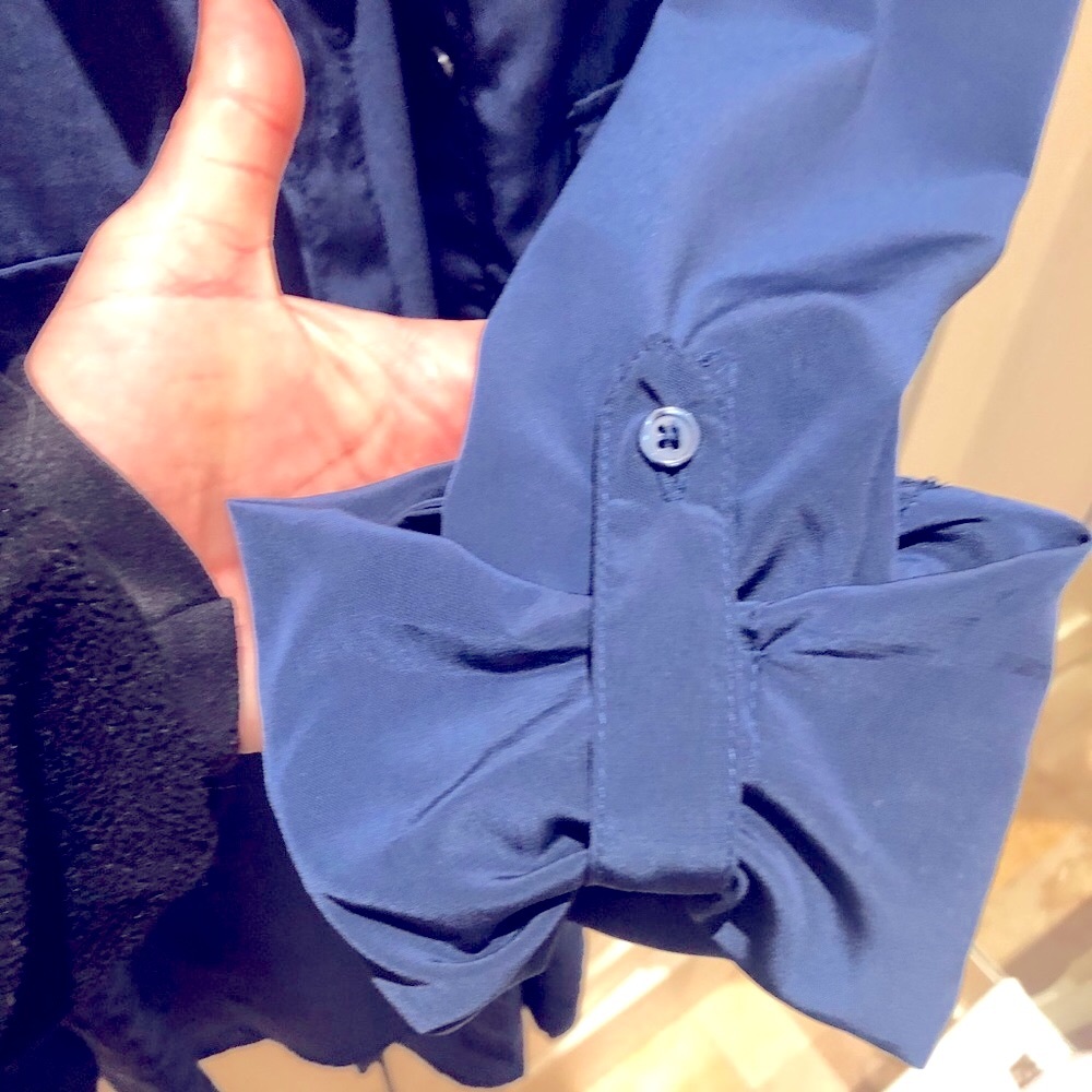 Old Navy Button Down. Medium. Navy Blue - image 5